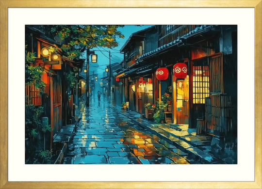 Kyoto Alley in the Rain