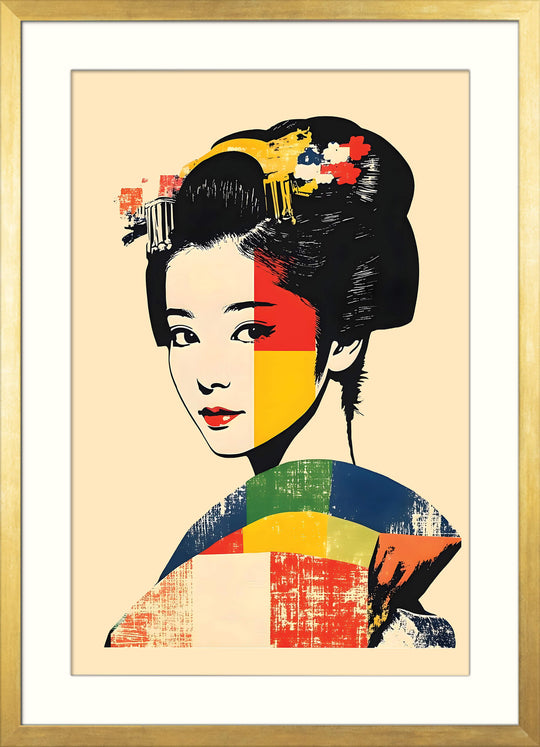Stylised Geisha Portrait