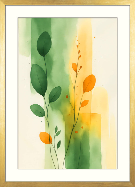 Green Botanical Wall Art