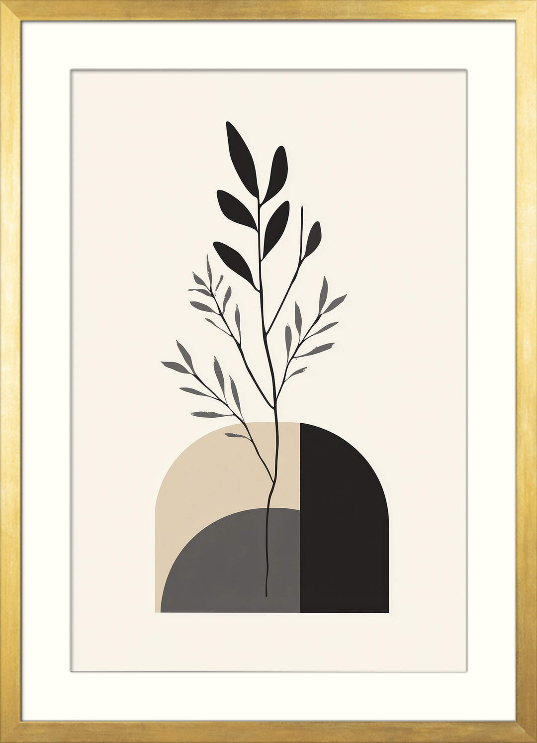 Japandi Botanical Print