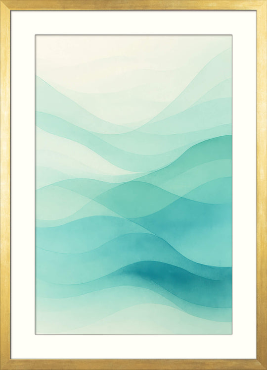 Minimalist Ocean Waves
