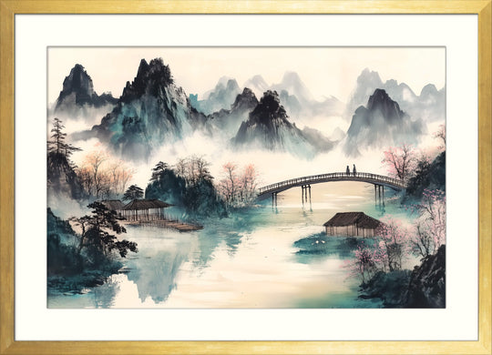 Bridge Over Misty Waters