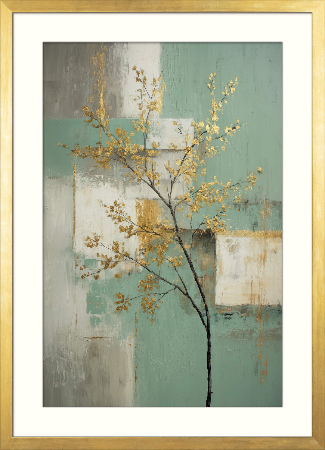 Golden Abstract Tree