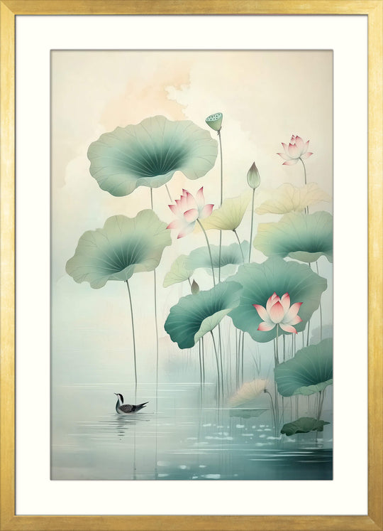 Lotus Flower Wall Art