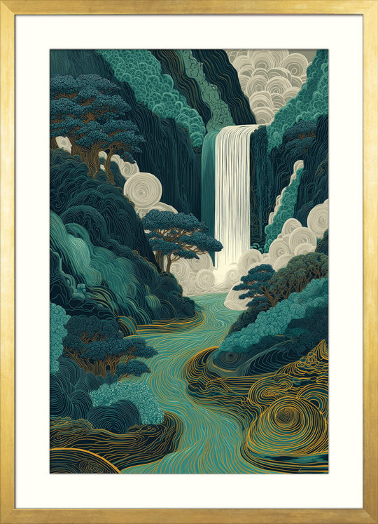 River Waterfall