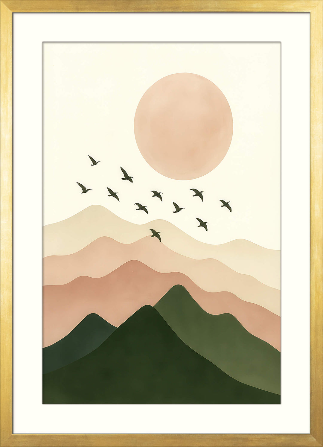 Minimalist Mountain Wall Art