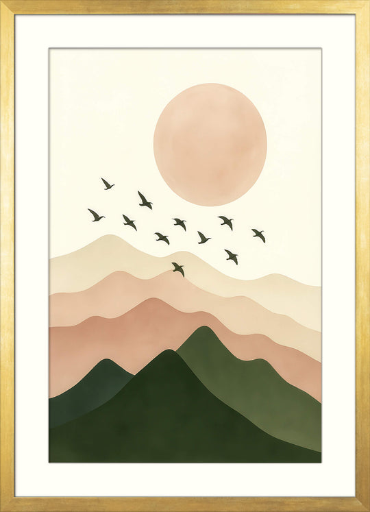 Minimalist Mountain Wall Art
