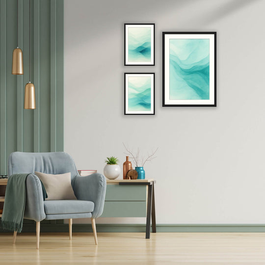 Minimalist Ocean Waves