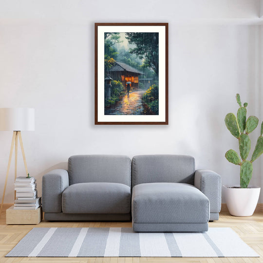 Japanese Rain Wall Art