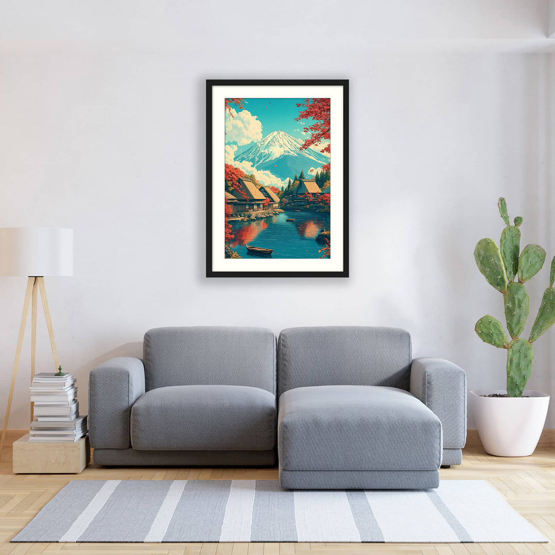 Japanese Lake Print