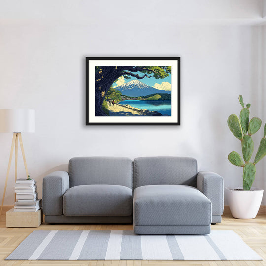 Japanese Landscape Wall Art Print