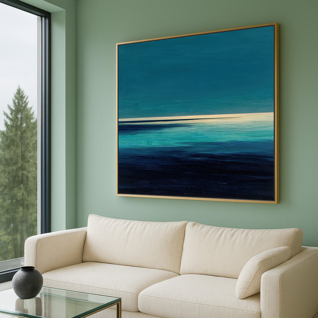Abstract Blue Seascape