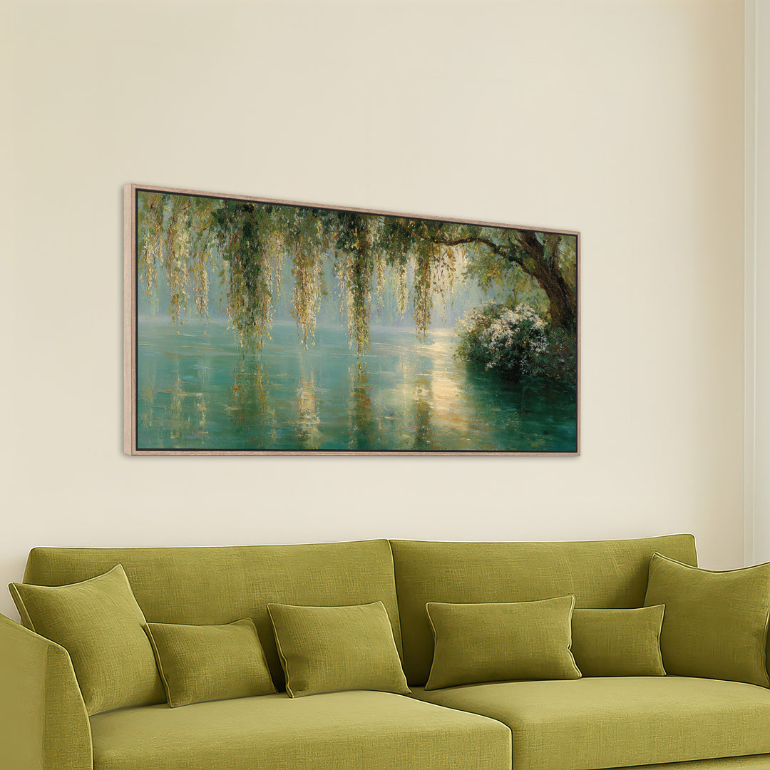 Weeping Willow Lake Scene