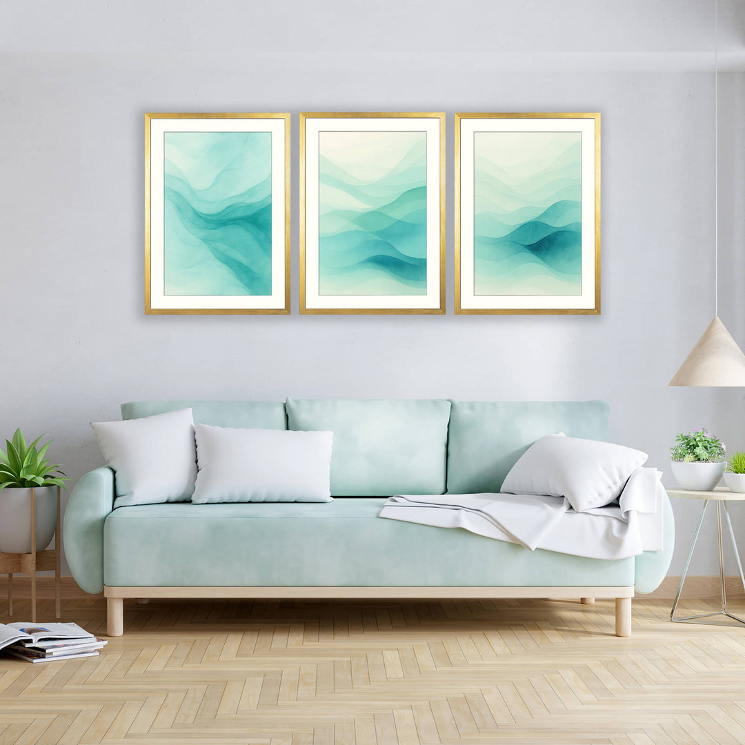 Minimalist Ocean Waves