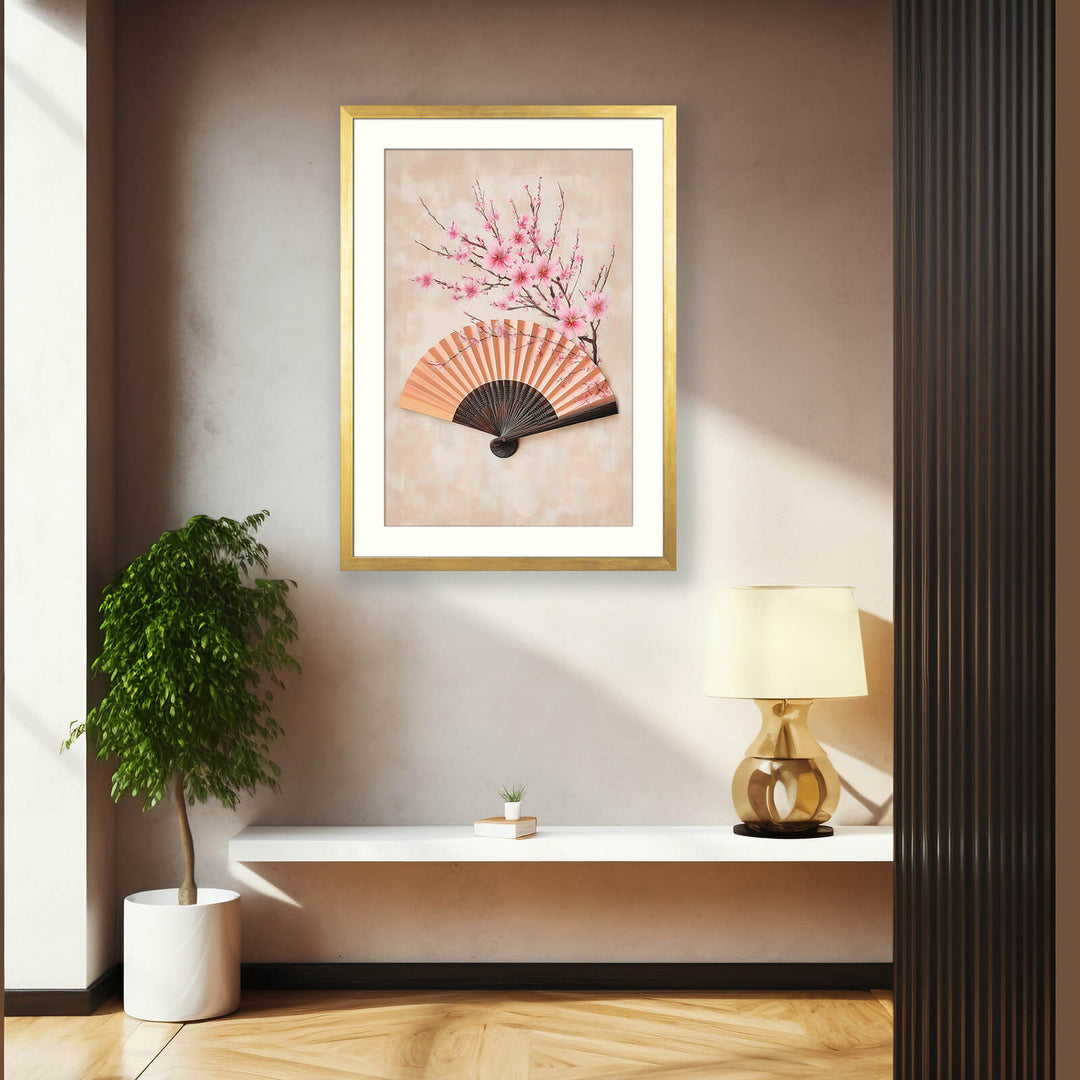 Japanese Fan Wall Art Print