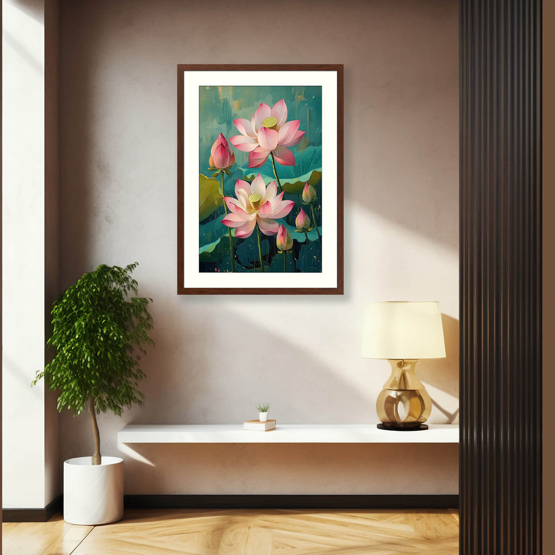 Botanical Water Lily Art