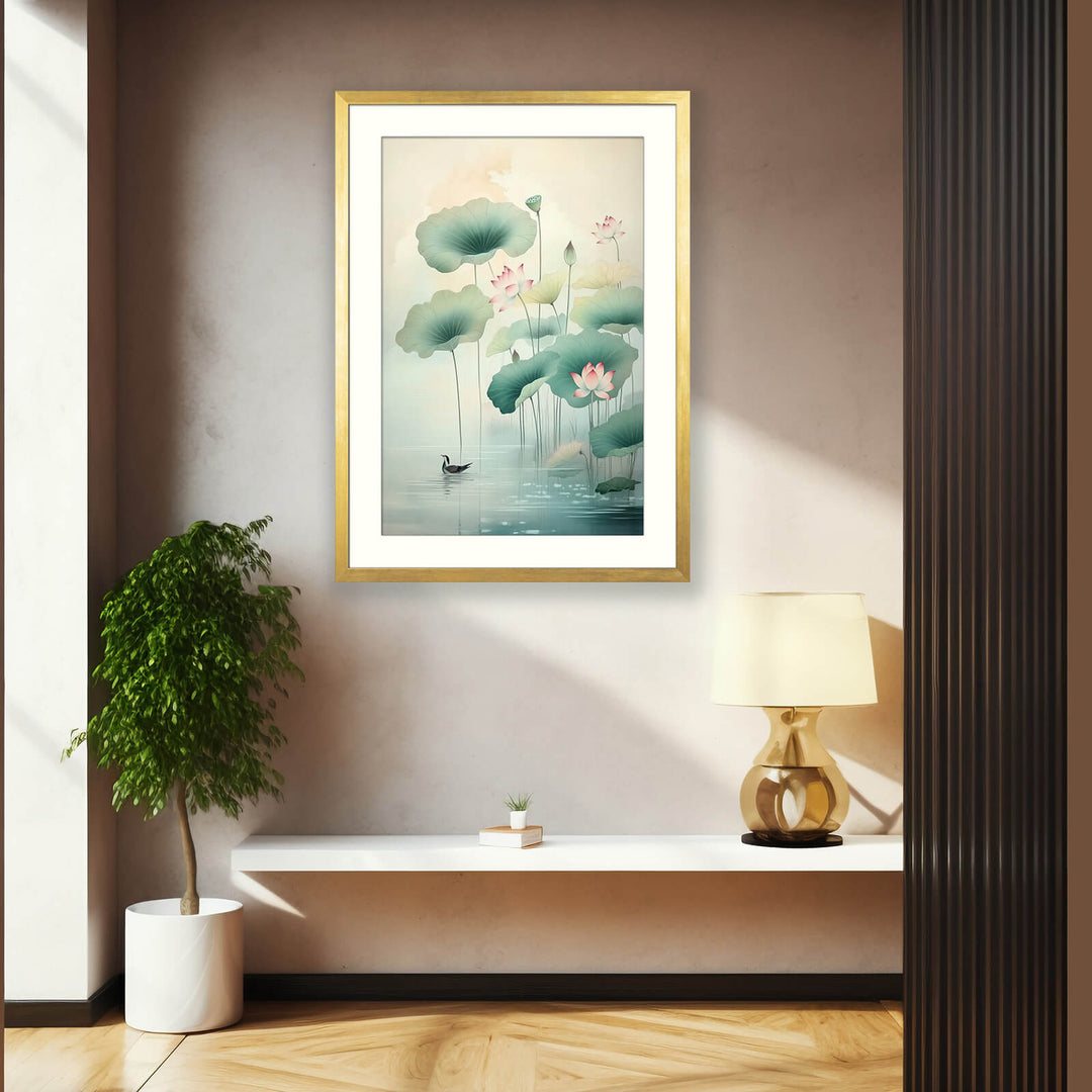 Lotus Flower Wall Art