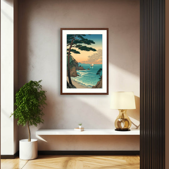 Sunset Coastal Pines