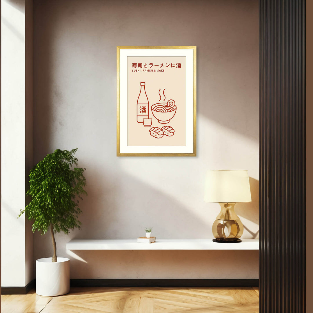 Minimalist Japanese Food Print