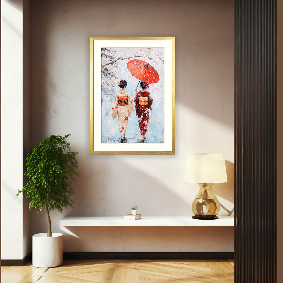 Japanese Kimono Art Print