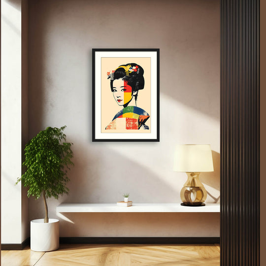 Stylised Geisha Portrait