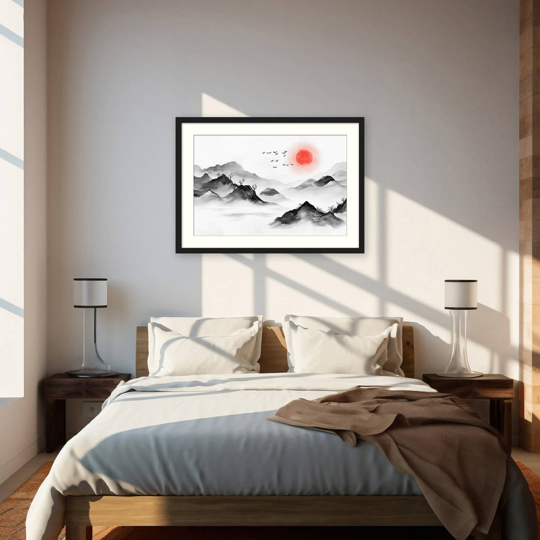 Sunrise Mountain Landscape