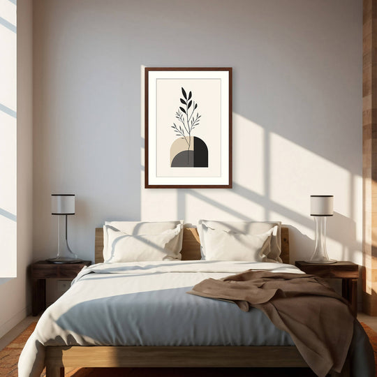 Japandi Botanical Print