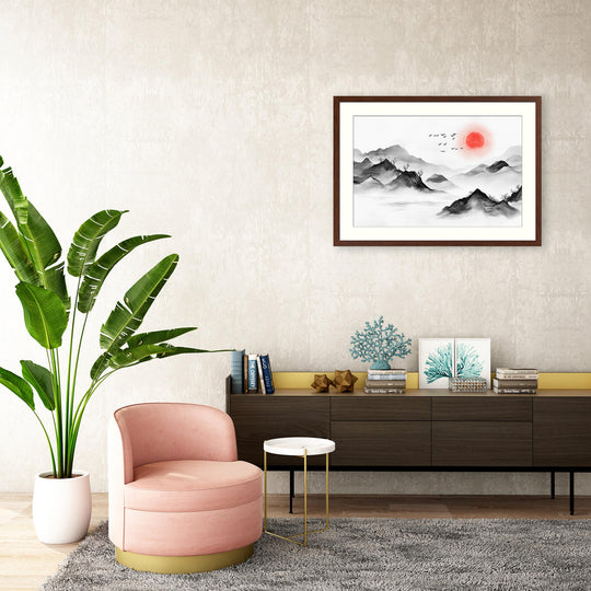 Sunrise Mountain Landscape