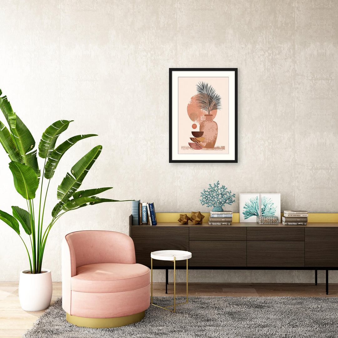 Vase and Palm