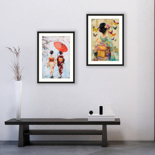 Japanese Kimono Art Print