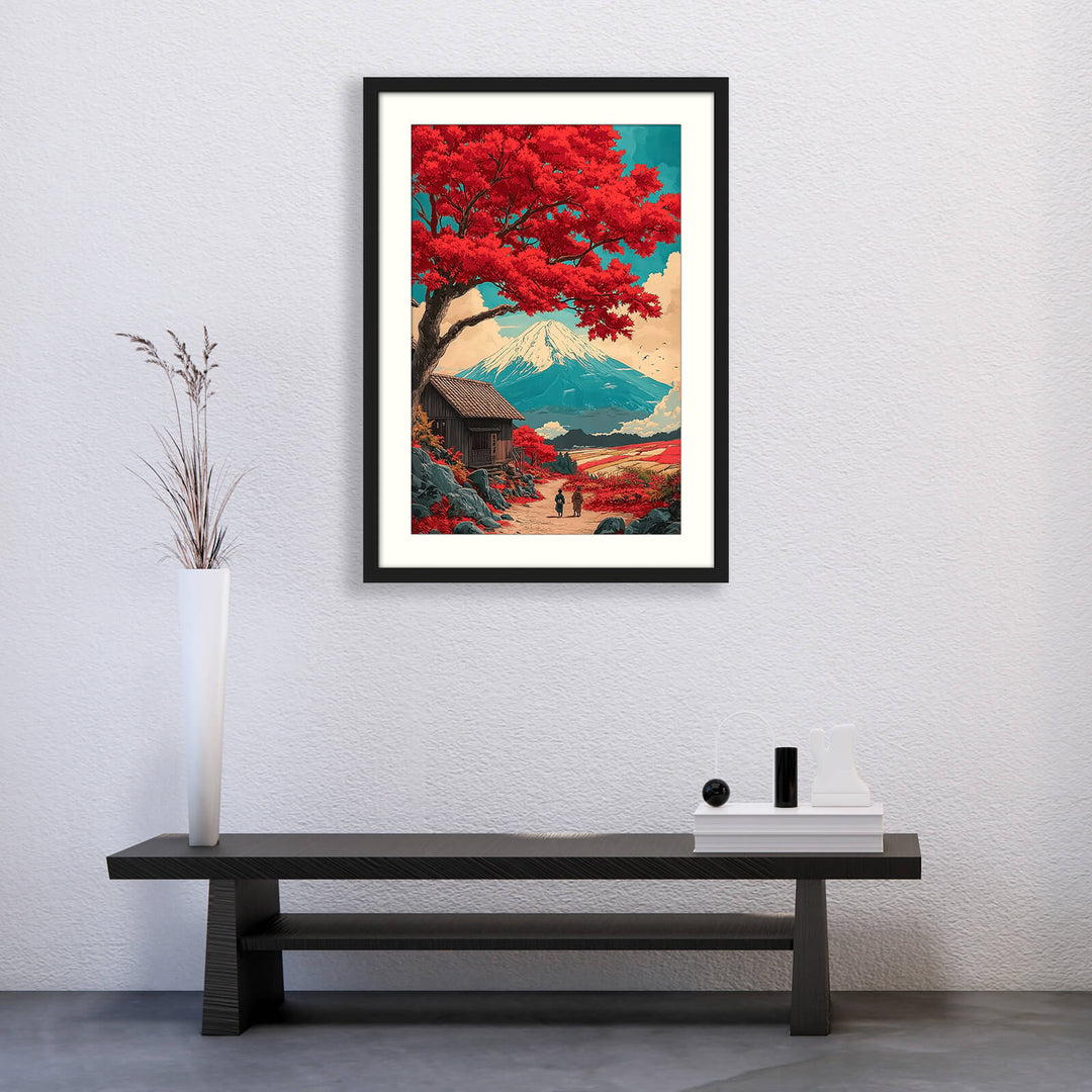 Japanese Autumn Landscape Print