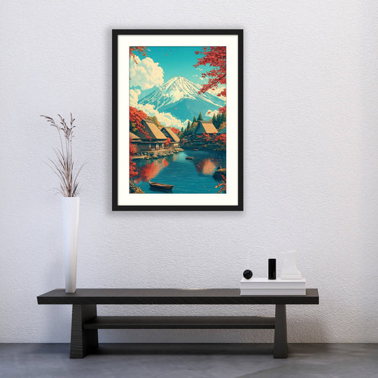 Japanese Lake Print