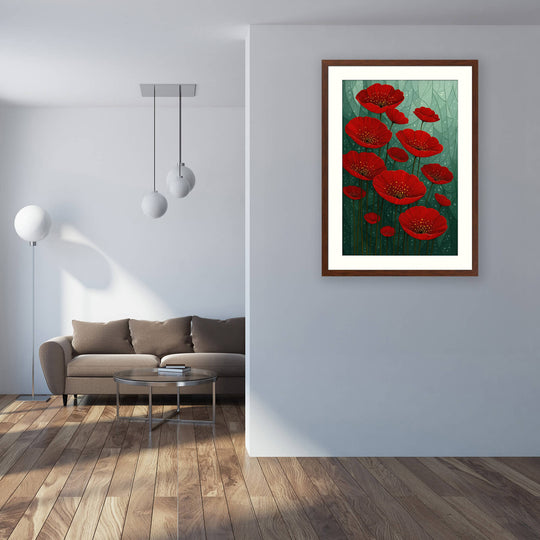 Japanese Poppy Wall Art