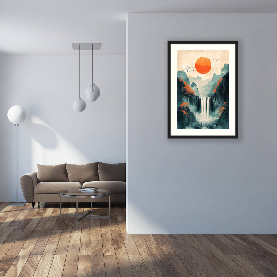 Japanese Landscape Wall Art Print