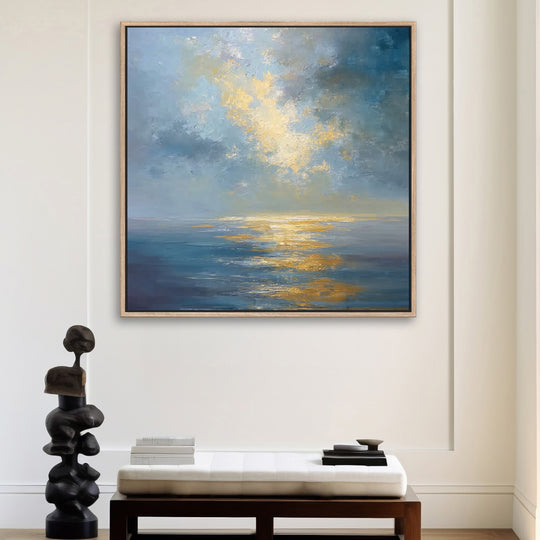 Blue Sky Canvas Seascape
