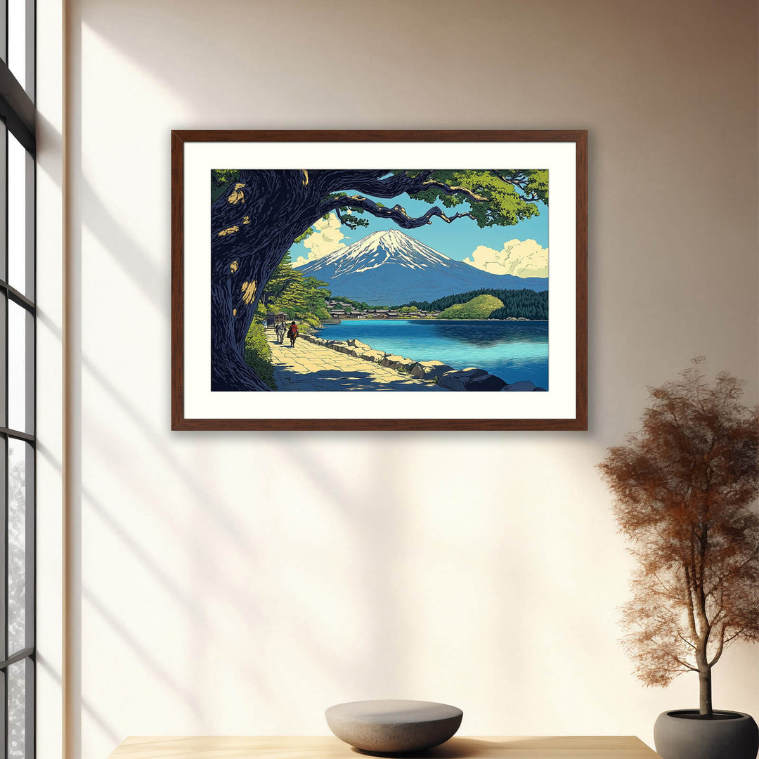 Japanese Landscape Wall Art Print