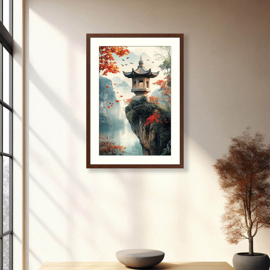 Autumn Japanese Temple Art