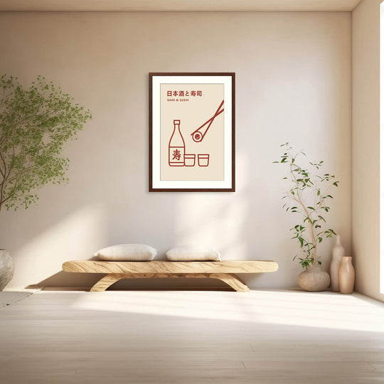 Minimalist Japanese Food Poster