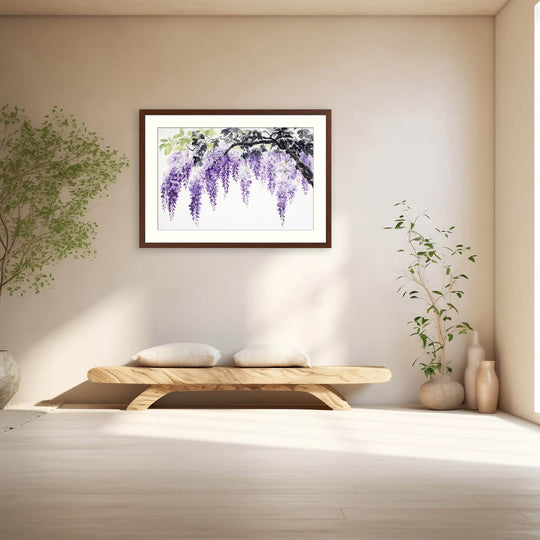 Purple Hanging Wisteria
