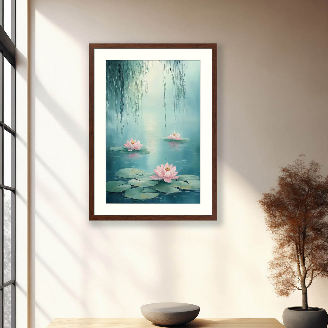 Japanese Water Lily Print