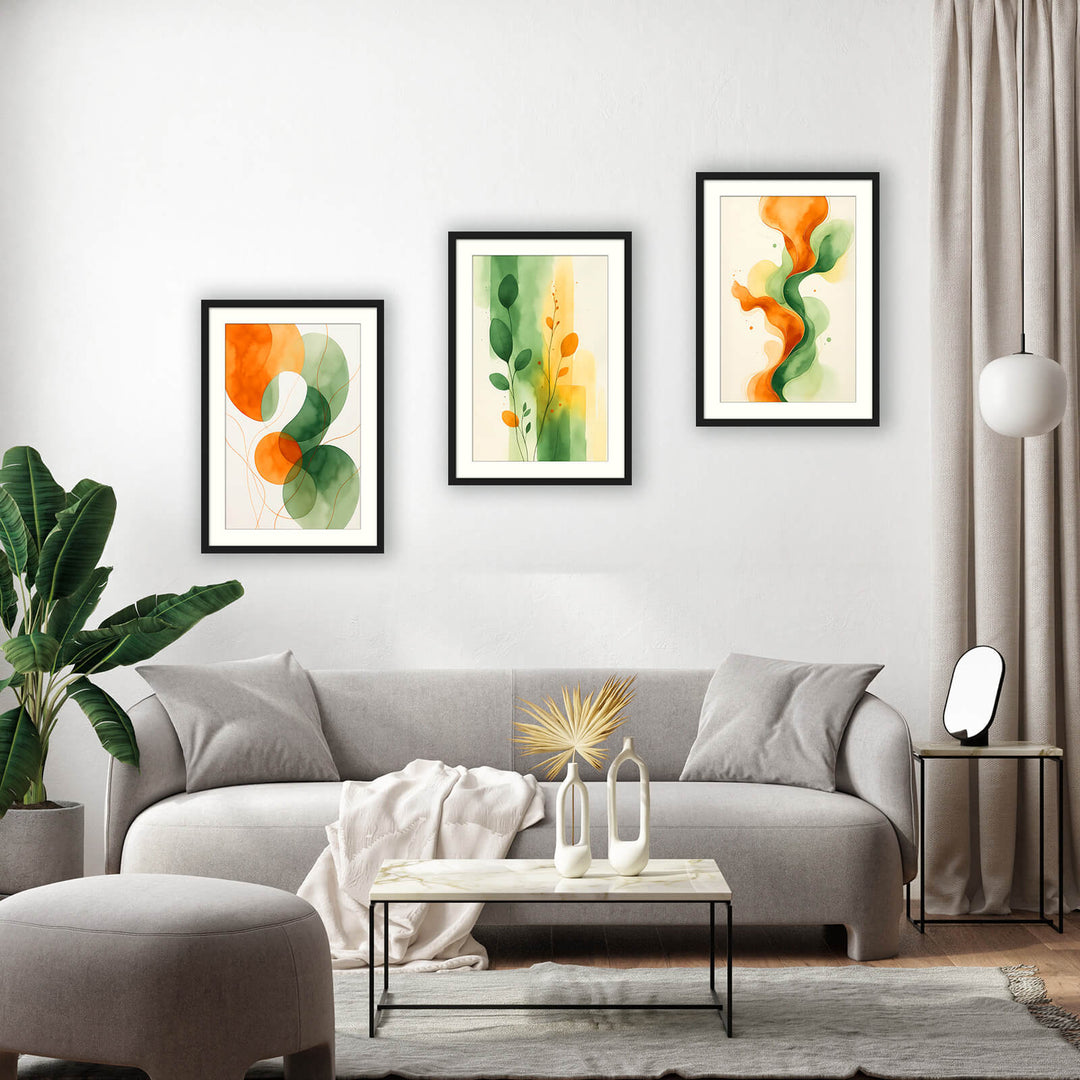 Green Botanical Wall Art