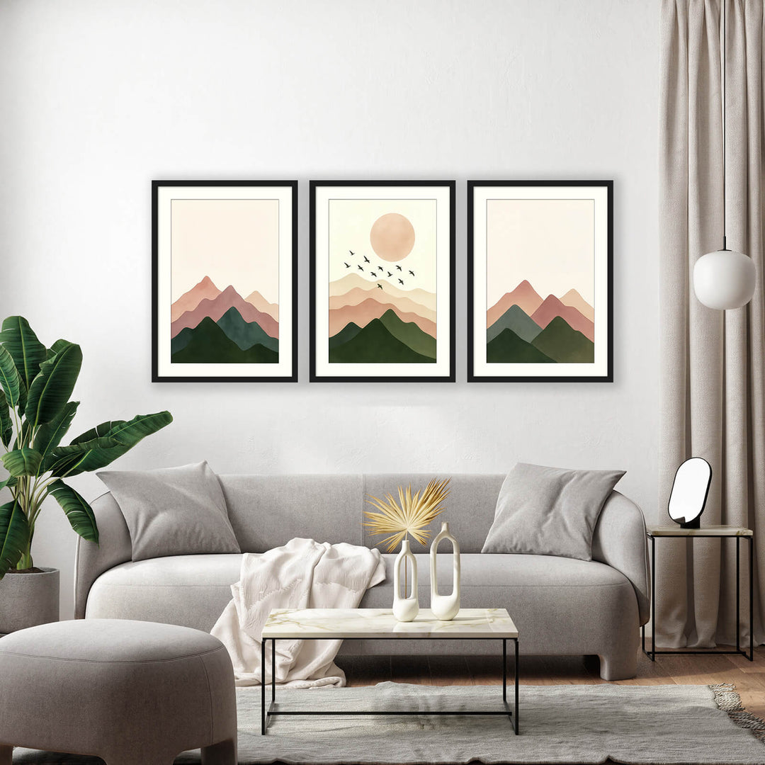 Neutral Mountain Decor