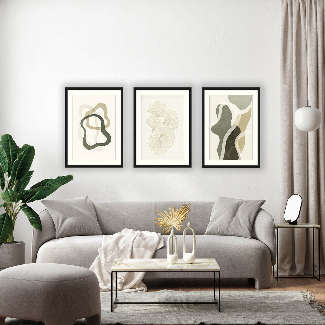 Japandi Style Minimalist Print