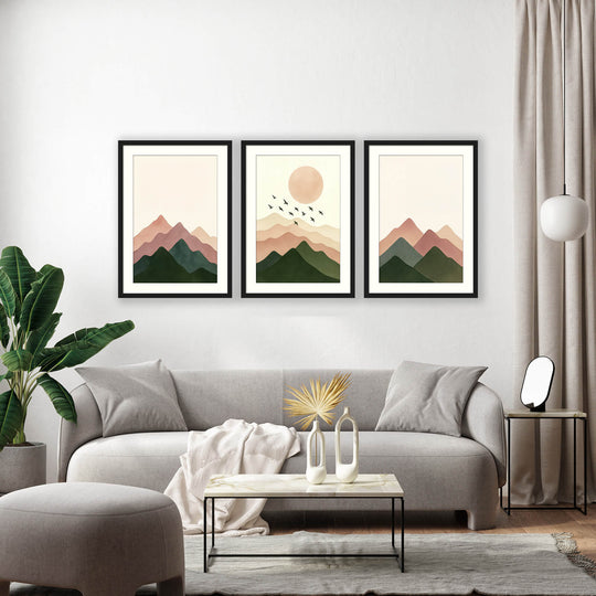Minimalist Mountain Wall Art