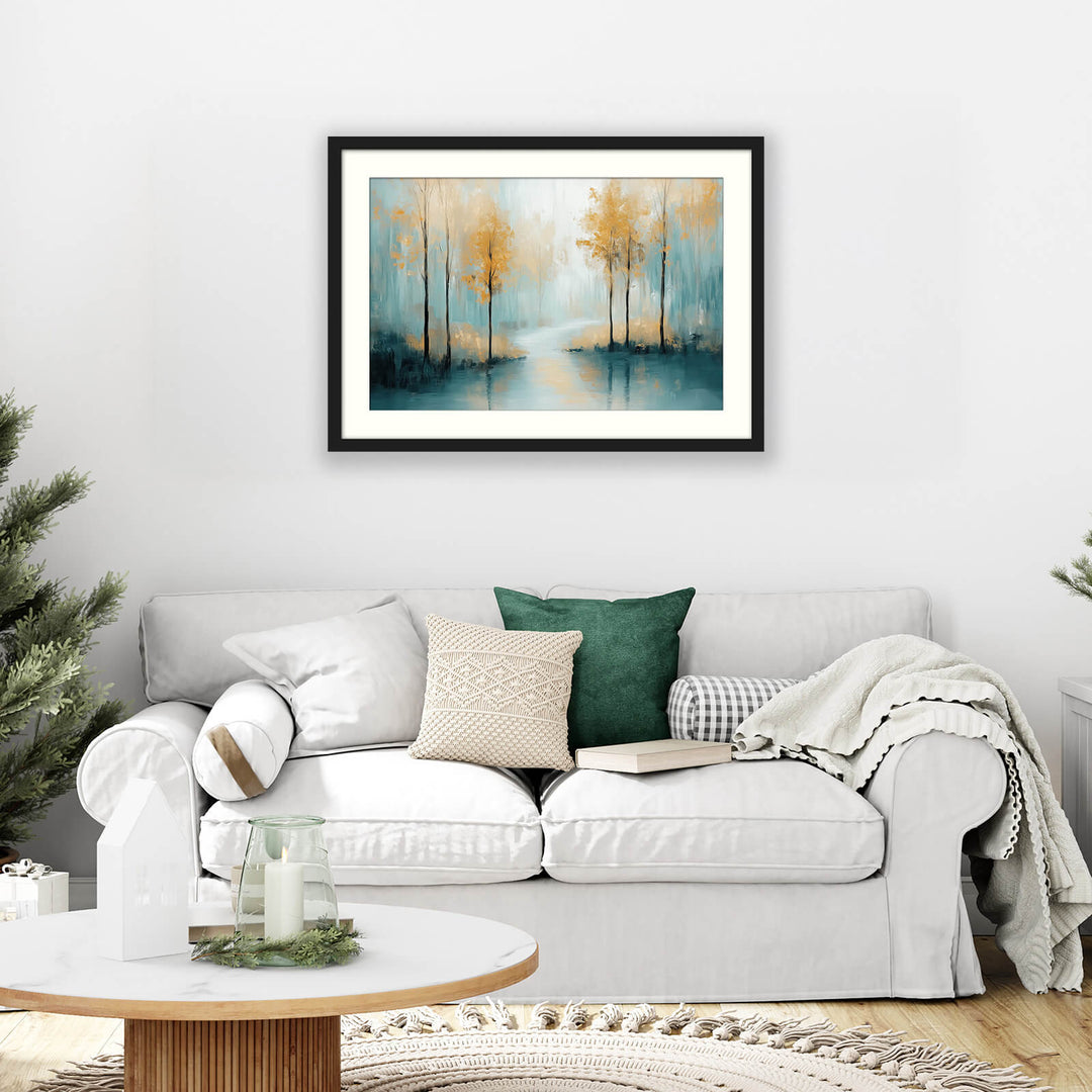 Forest Lake Landscape Print