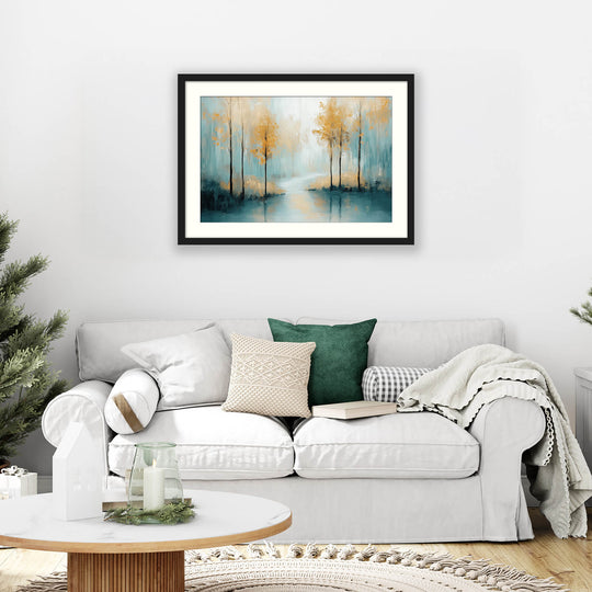 Forest Lake Landscape Print
