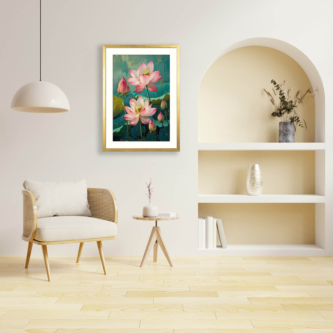 Botanical Water Lily Art