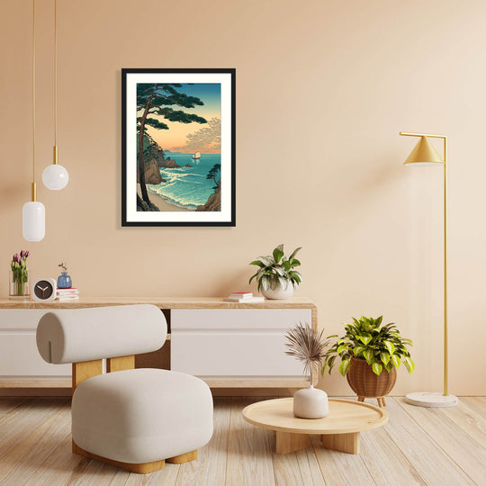 Sunset Coastal Pines