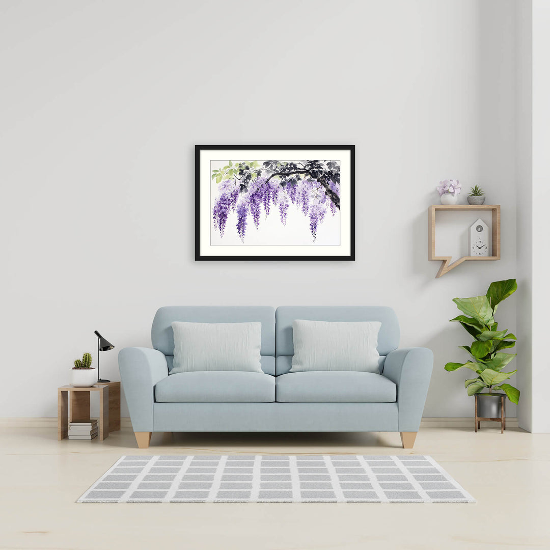 Purple Hanging Wisteria