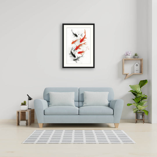 Koi Fish in Motion